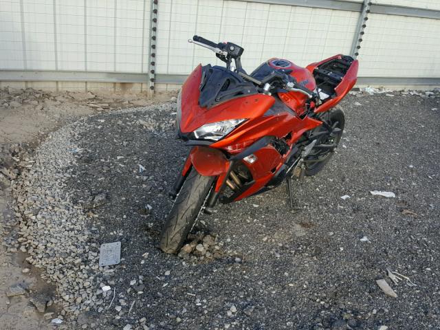 JKAEXEJ16HDA00883 - 2017 KAWASAKI EX650 J ORANGE photo 2