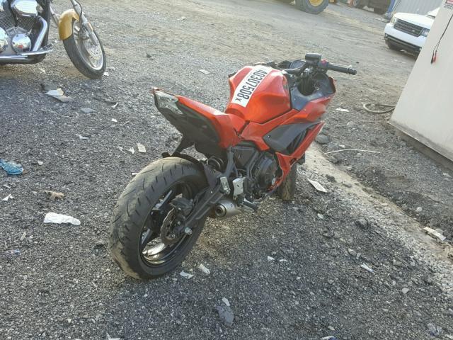 JKAEXEJ16HDA00883 - 2017 KAWASAKI EX650 J ნარინჯისფერი ფოტო 4