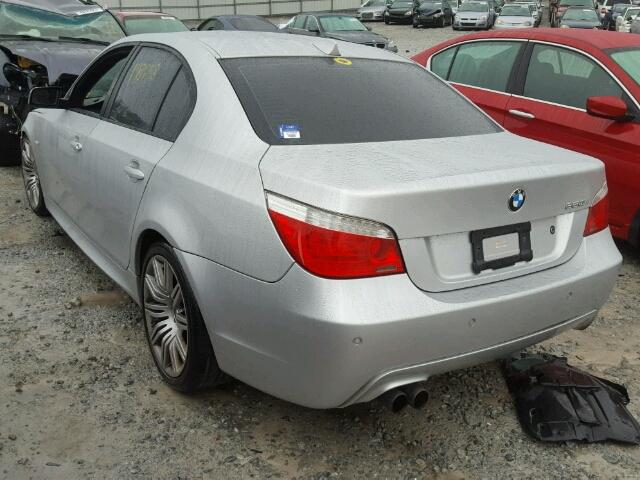 WBANW53598CT52056 - 2008 BMW 550 I GRAY photo 3