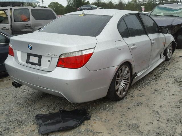 WBANW53598CT52056 - 2008 BMW 550 I GRAY photo 4