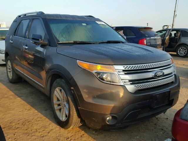 1FM5K7D90FGA96449 - 2015 FORD EXPLORER GRAY photo 1