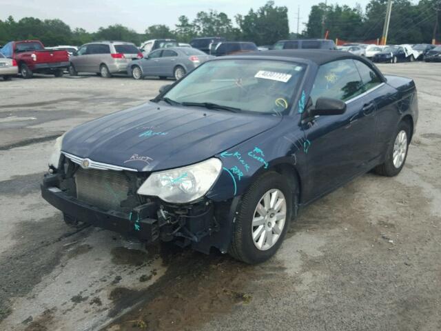 1C3LC45K08N627323 - 2008 CHRYSLER SEBRING BLUE photo 2