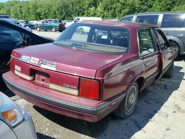 1G3AJ51N4KG304709 - 1989 OLDSMOBILE CUTLASS CI 栗色 照片 4
