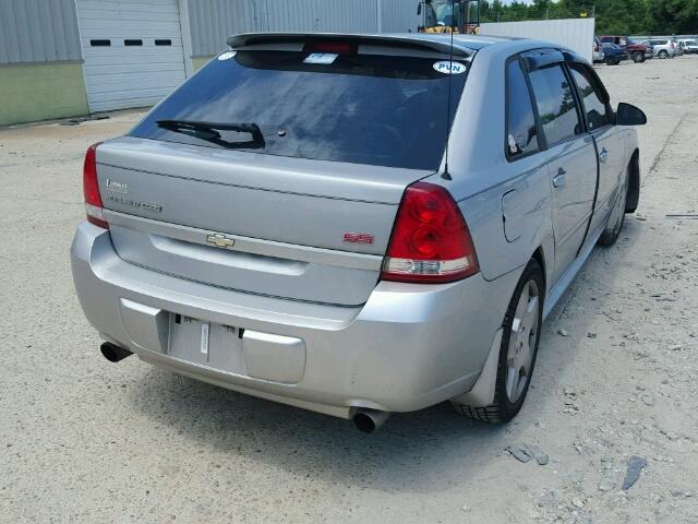 1G1ZW63166F139044 - 2006 CHEVROLET MALIBU MAX ვერცხლისფერი ფოტო 4