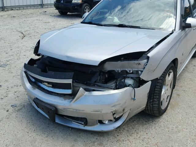 1G1ZW63166F139044 - 2006 CHEVROLET MALIBU MAX ვერცხლისფერი ფოტო 9