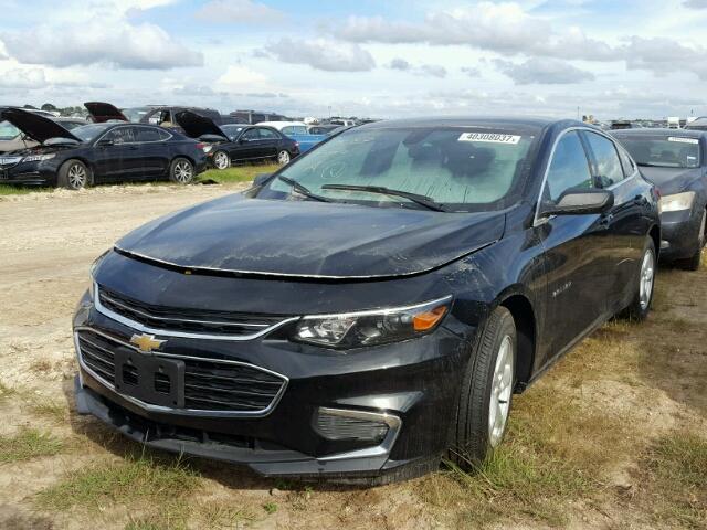 1G1ZB5ST9HF282906 - 2017 CHEVROLET MALIBU LS BLACK photo 2