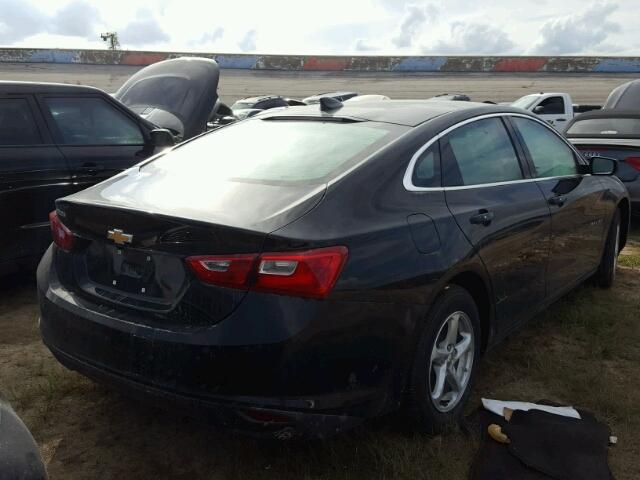 1G1ZB5ST9HF282906 - 2017 CHEVROLET MALIBU LS BLACK photo 4