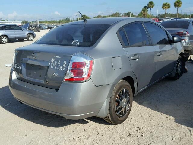 3N1AB61E37L702227 - 2007 NISSAN SENTRA 2.0 GRAY photo 4