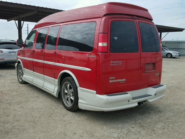 1GDFG154091159224 - 2009 GMC SAVANA RV RED photo 3