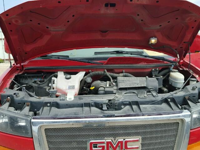 1GDFG154091159224 - 2009 GMC SAVANA RV RED photo 7