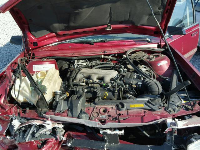 1G3AJ55M0S6363862 - 1995 OLDSMOBILE CIERA SL BURGUNDY photo 7