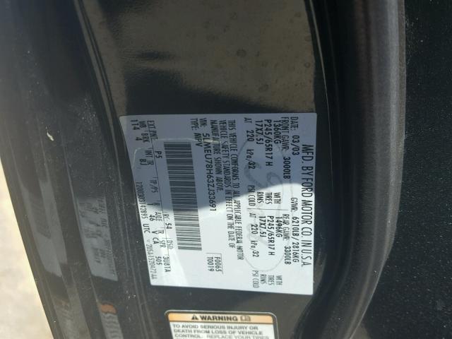 5LMEU78H63ZJ33691 - 2003 LINCOLN AVIATOR GREEN photo 10