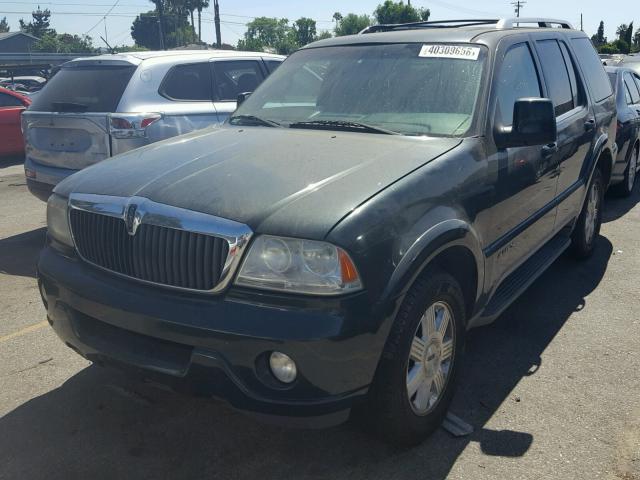 5LMEU78H63ZJ33691 - 2003 LINCOLN AVIATOR GREEN photo 2