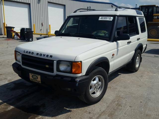 SALTK124X1A723811 - 2001 LAND ROVER DISCOVERY WHITE photo 2