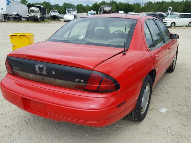 2G1WN52K0W9311359 - 1998 CHEVROLET LUMINA LTZ RED photo 4