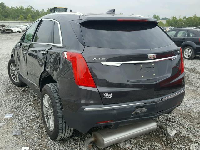 1GYKNBRS9HZ296101 - 2017 CADILLAC XT5 LUXURY BLACK photo 3