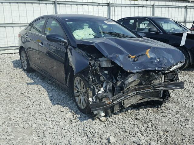 5NPEC4AC7CH331906 - 2012 HYUNDAI SONATA BLUE photo 1