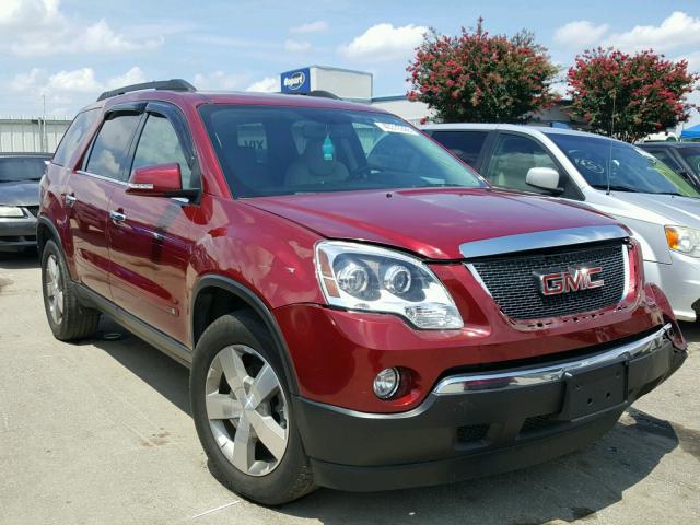 1GKLRMED9AJ121261 - 2010 GMC ACADIA SLT წითელი ფოტო 1
