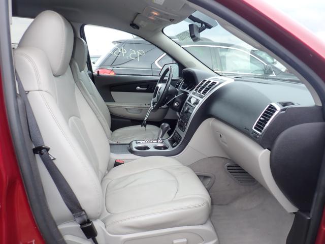 1GKLRMED9AJ121261 - 2010 GMC ACADIA SLT წითელი ფოტო 5