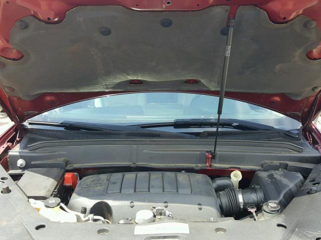 1GKLRMED9AJ121261 - 2010 GMC ACADIA SLT წითელი ფოტო 7