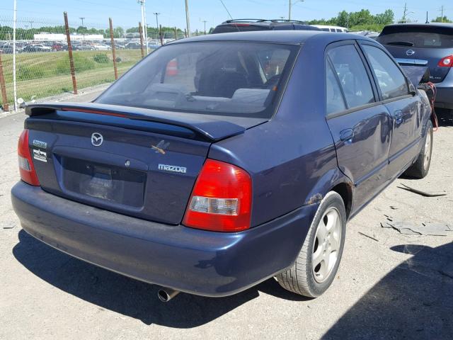 JM1BJ2234Y0208144 - 2000 MAZDA PROTEGE ES BLUE photo 4