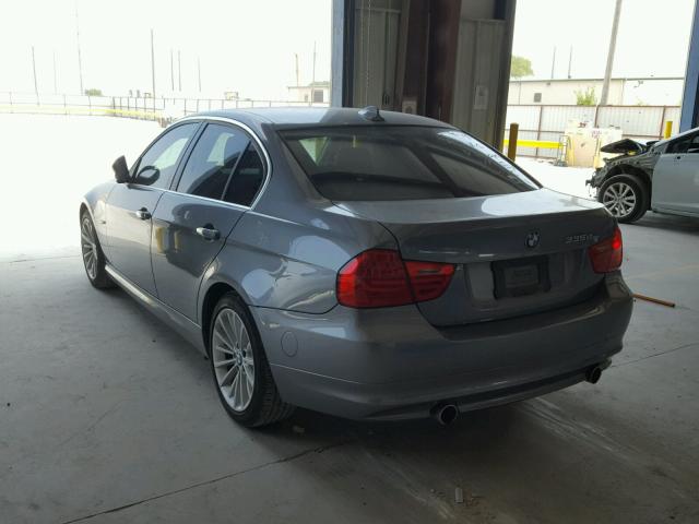 WBAPN7C58BF184147 - 2011 BMW 335 D CHARCOAL photo 3