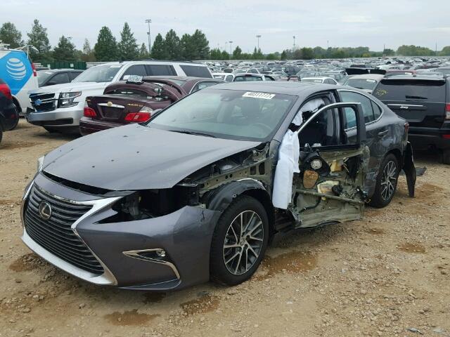 58ABK1GG4GU032582 - 2016 LEXUS ES GRAY photo 2