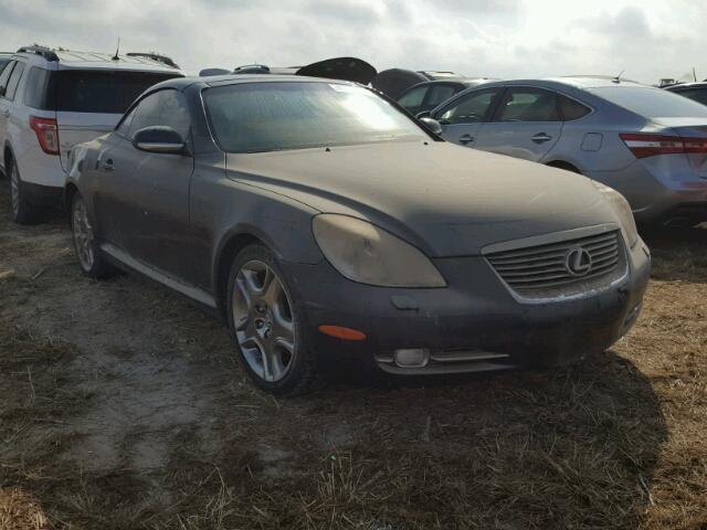 JTHFN45Y789019281 - 2008 LEXUS SC 430 BLACK photo 1