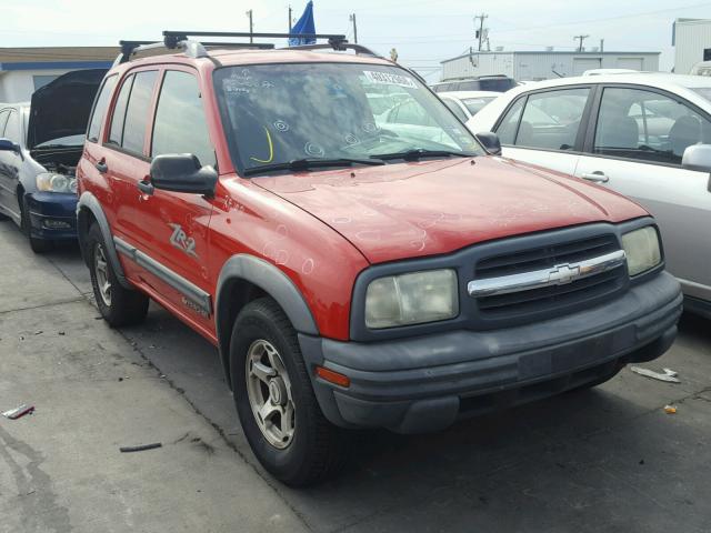 2CNBJ734616934200 - 2001 CHEVROLET TRACKER ZR RED photo 1