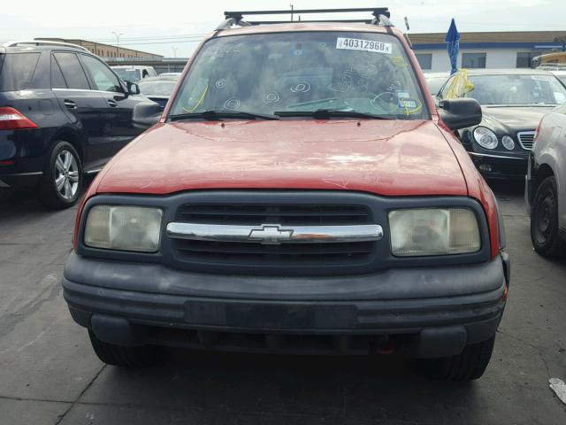 2CNBJ734616934200 - 2001 CHEVROLET TRACKER ZR RED photo 10