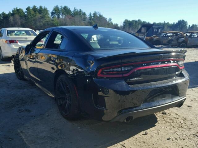 2C3CDXL93GH237127 - 2016 DODGE CHARGER SR BLACK photo 3