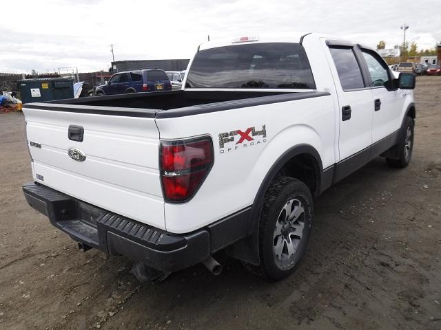 1FTPW14V29FA98578 - 2009 FORD F150 SUPER WHITE photo 4