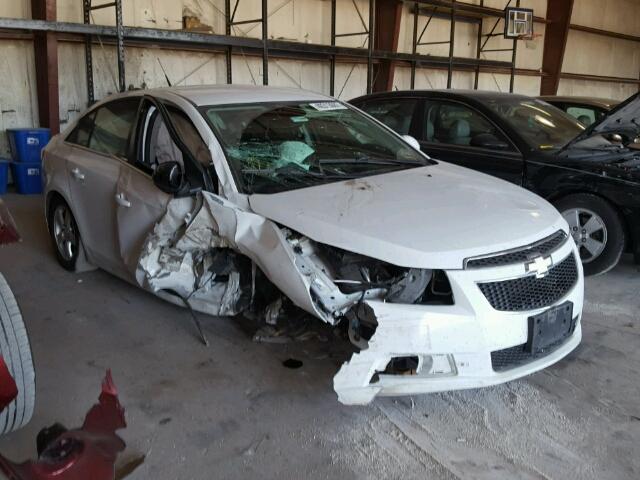 1G1PD5SB5E7332151 - 2014 CHEVROLET CRUZE WHITE photo 1