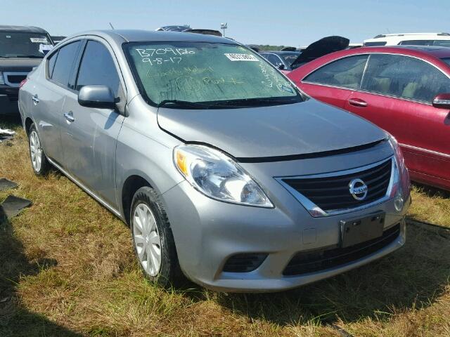 3N1CN7AP3EL867649 - 2014 NISSAN VERSA S/S GRAY photo 1