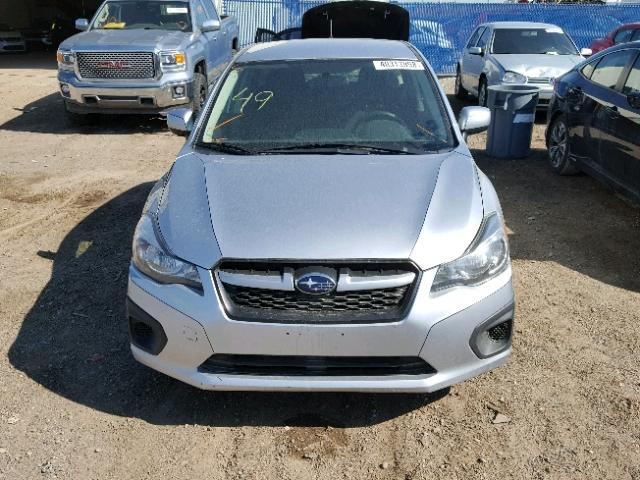 JF1GPAA63DH828429 - 2013 SUBARU IMPREZA BA SILVER photo 9