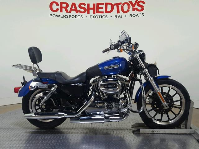 1HD1CX3139K434079 - 2009 HARLEY-DAVIDSON XL1200 L BLUE photo 1