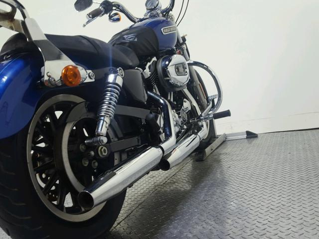 1HD1CX3139K434079 - 2009 HARLEY-DAVIDSON XL1200 L BLUE photo 18