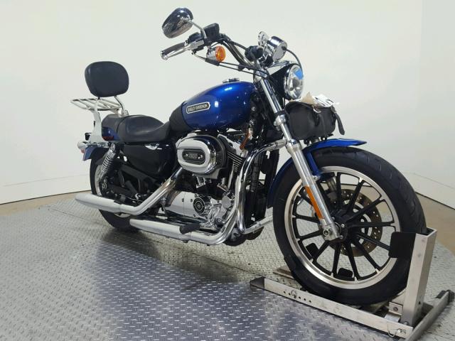 1HD1CX3139K434079 - 2009 HARLEY-DAVIDSON XL1200 L BLUE photo 2