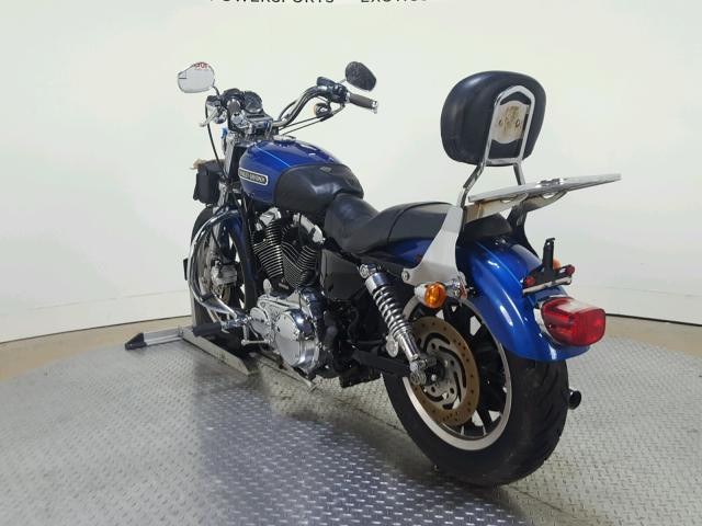 1HD1CX3139K434079 - 2009 HARLEY-DAVIDSON XL1200 L BLUE photo 6