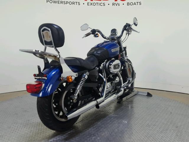 1HD1CX3139K434079 - 2009 HARLEY-DAVIDSON XL1200 L BLUE photo 8