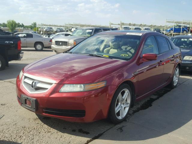 19UUA66216A073568 - 2006 ACURA 3.2TL RED photo 2