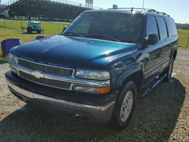 1GNEC16Z56J129919 - 2006 CHEVROLET SUBURBAN C BLUE photo 2