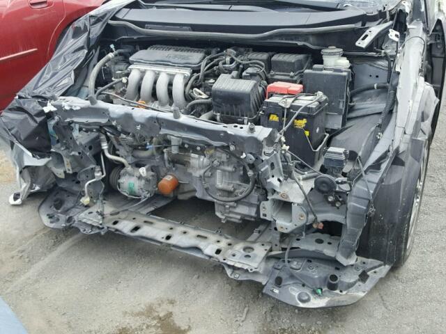 JHMGE8H55DC004420 - 2013 HONDA FIT SPORT GRAY photo 9