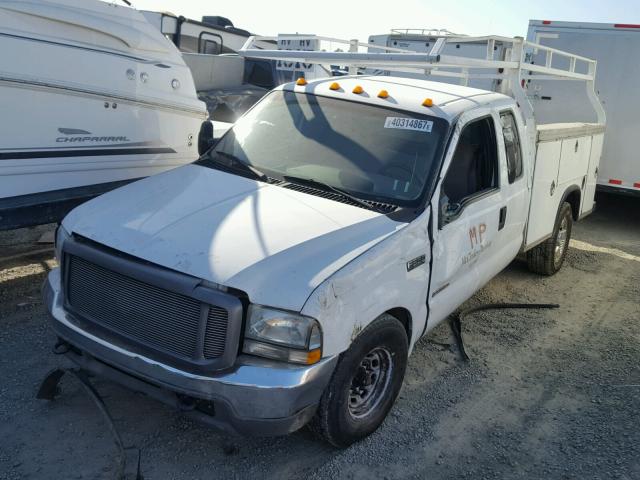 1FDSX34P64ED13474 - 2004 FORD F350 SRW S WHITE photo 2