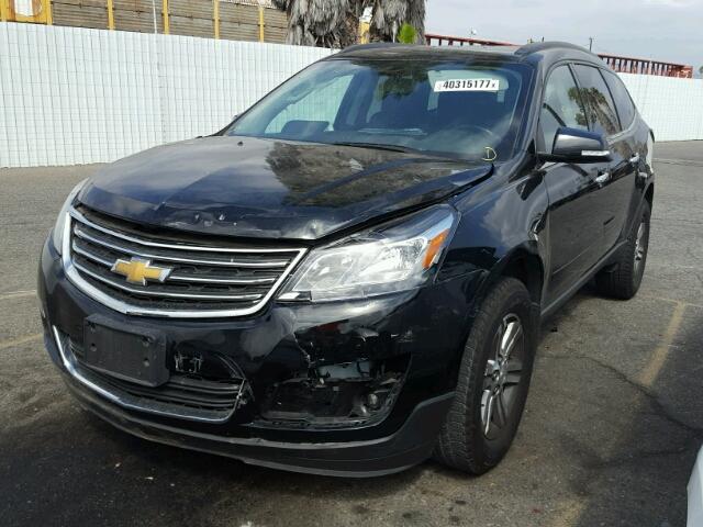 1GNKRGKD2GJ134821 - 2016 CHEVROLET TRAVERSE L BLACK photo 2