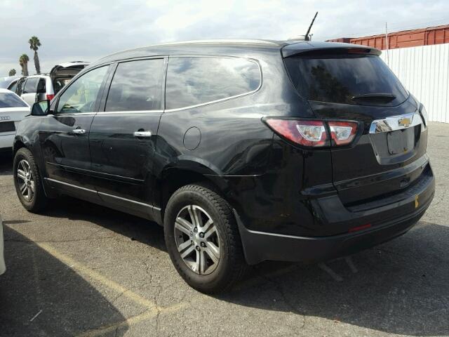 1GNKRGKD2GJ134821 - 2016 CHEVROLET TRAVERSE L BLACK photo 3