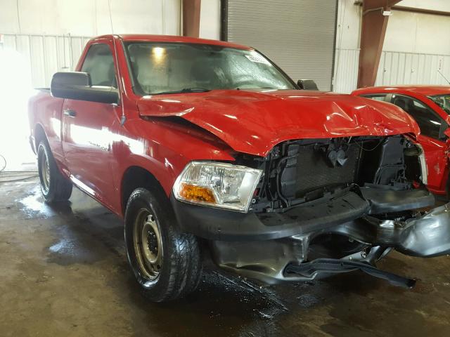 3D7JB1EP7BG548303 - 2011 DODGE RAM 1500 RED photo 1