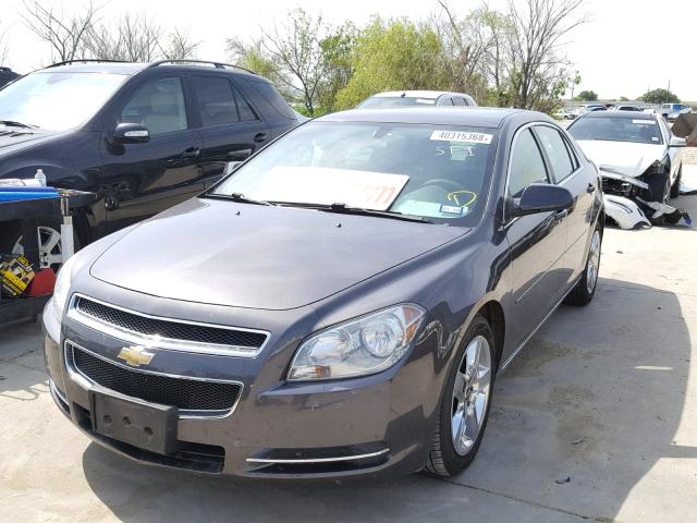1G1ZC5EB9A4162136 - 2010 CHEVROLET MALIBU 1LT GRAY photo 2
