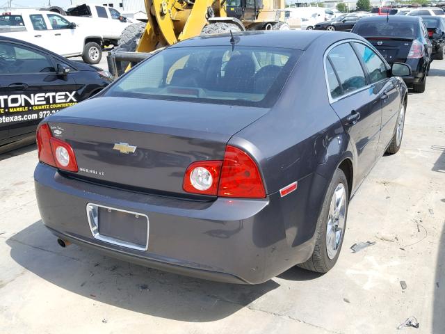 1G1ZC5EB9A4162136 - 2010 CHEVROLET MALIBU 1LT GRAY photo 4