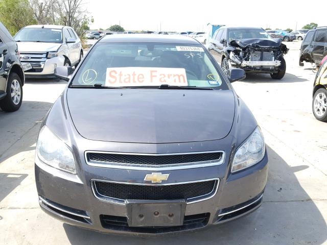 1G1ZC5EB9A4162136 - 2010 CHEVROLET MALIBU 1LT GRAY photo 9